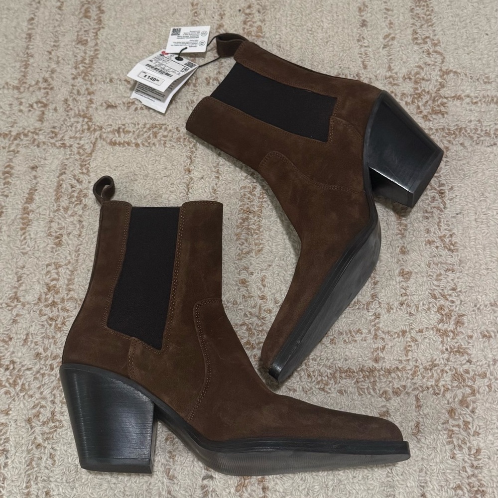 Brown Suede Boots